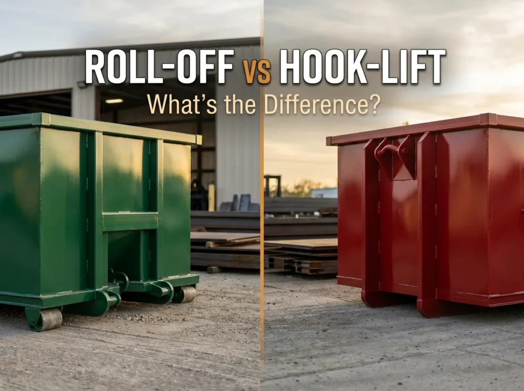 roll off vs hook lift containers