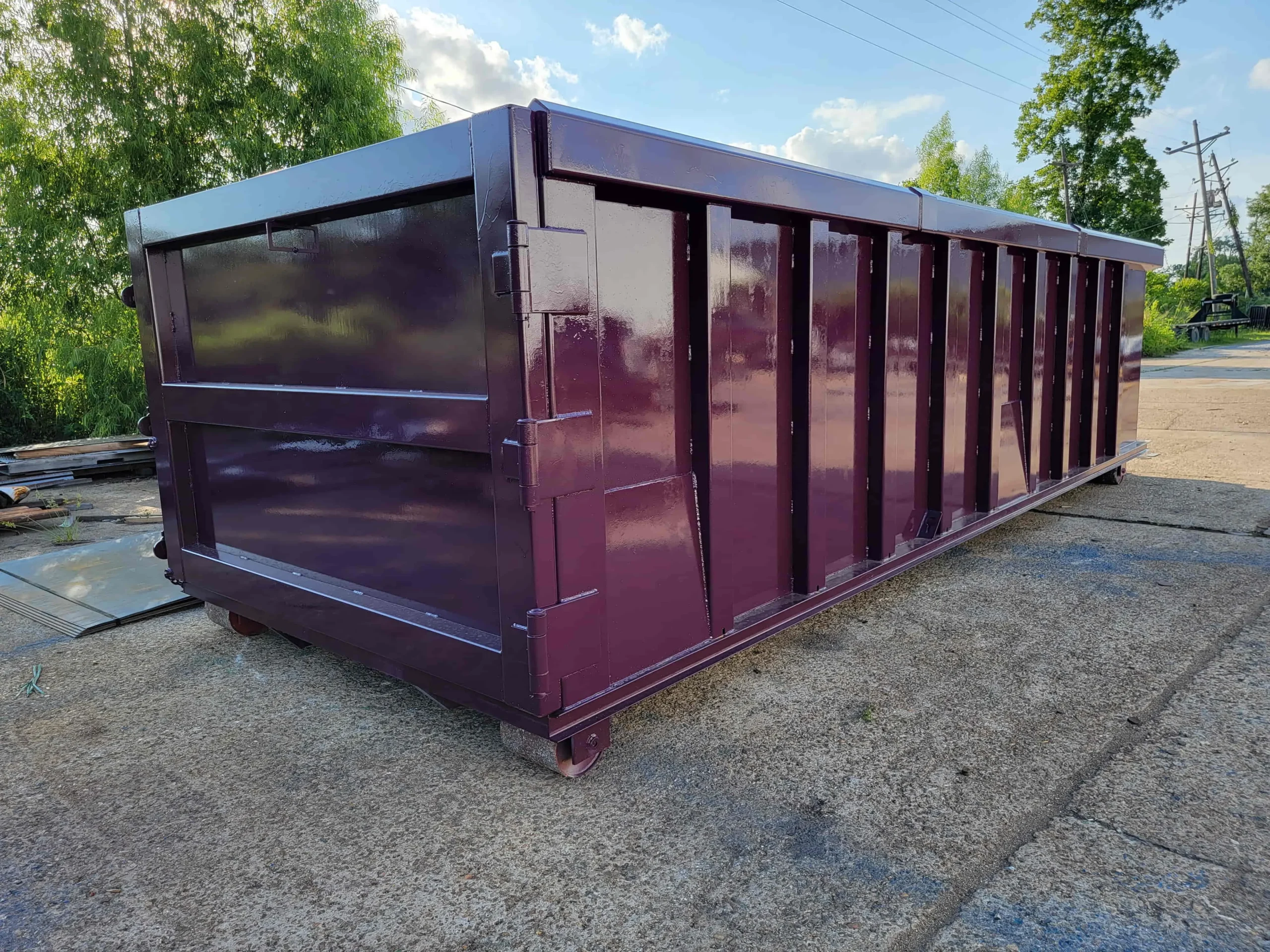 rectangle style roll off container3