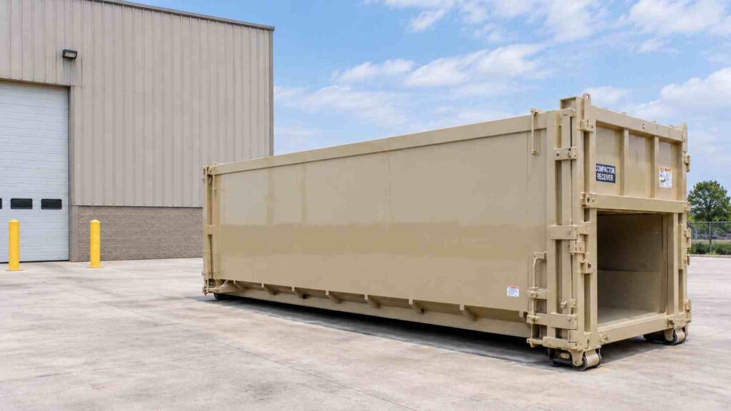 compactor receiver containers